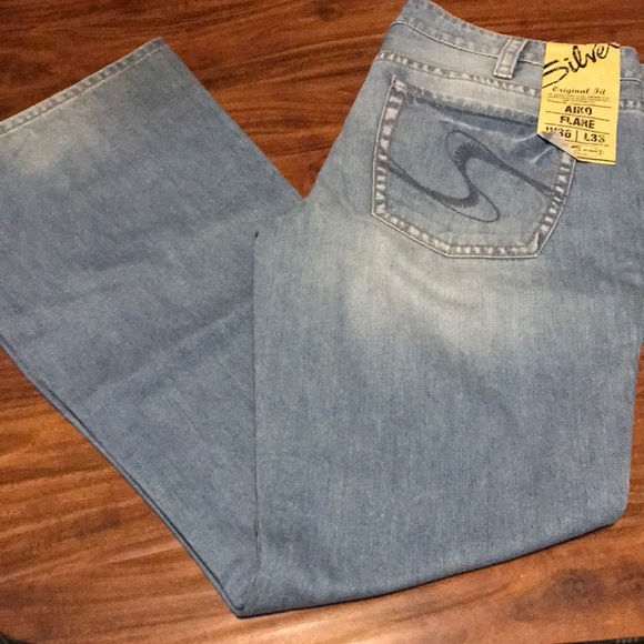 silver jeans size 36